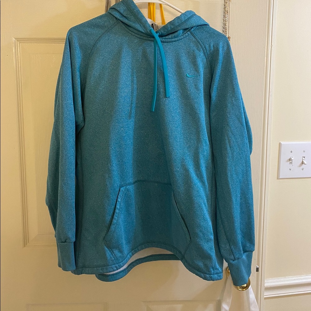 Blue Nike hoodie